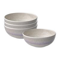 SCHÜSSELN Perlemor Sand beige ø 16,9 cm 4er Set - Beige, Keramik (16.9cm) - like.Villeroy & Boch