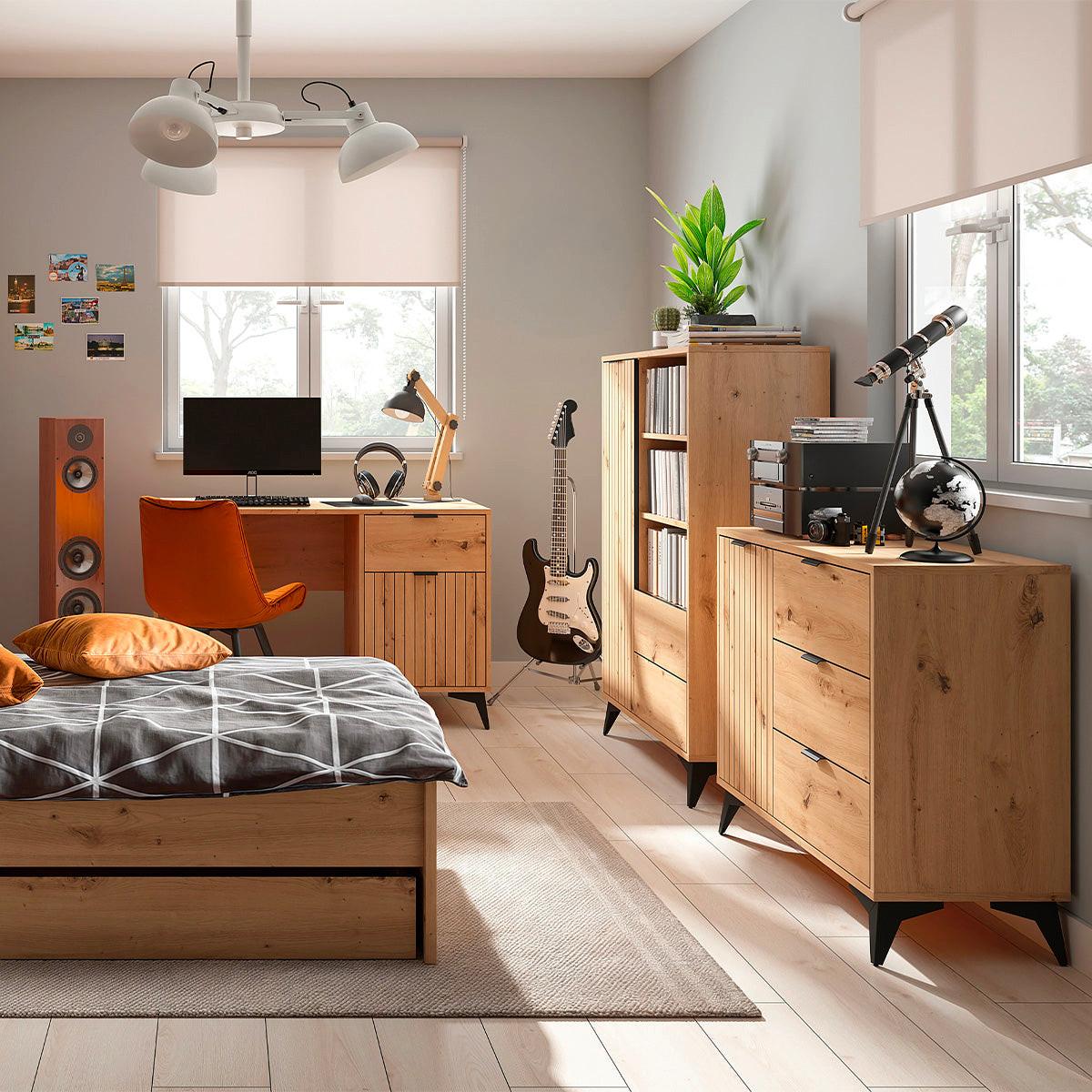 BÜCHERREGAL Mao Holz - Braun, Holzwerkstoff (90/133/41cm) - Petits-meubles