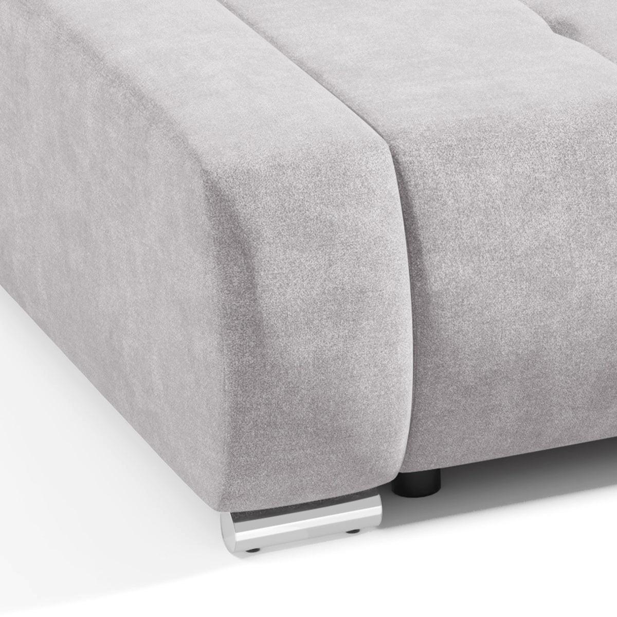 SCHLAFSOFA Jonas 3 Sitzplätze Hellgrau - Hellgrau, Holzwerkstoff (240/85/110cm) - Petits-meubles