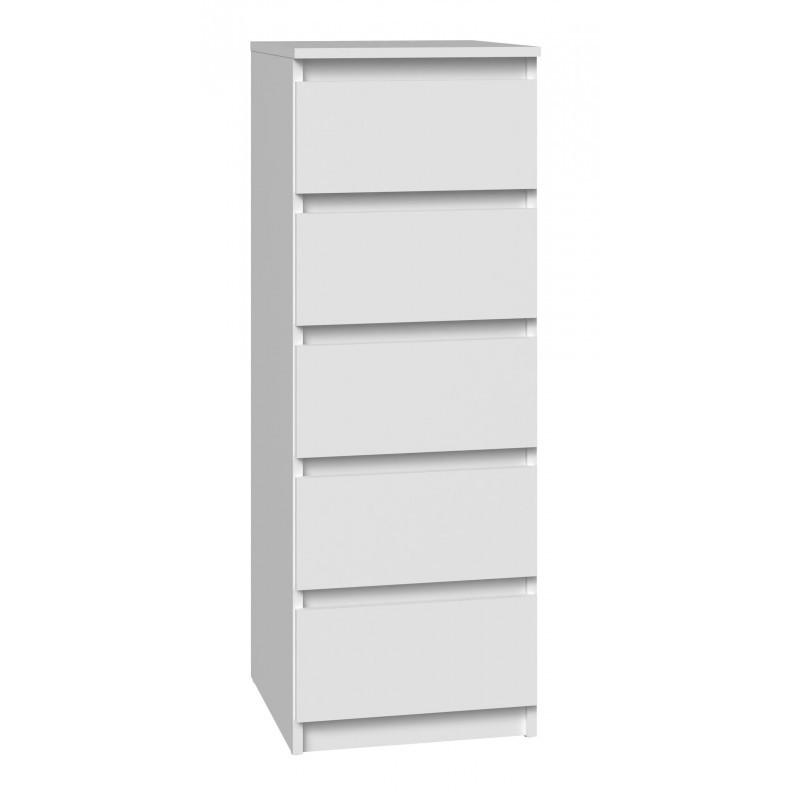 KOMMODE Weiß 40/111/45 - Weiß, Holzwerkstoff (40/111/45cm) - RAUMHIRSCH FURNITURE