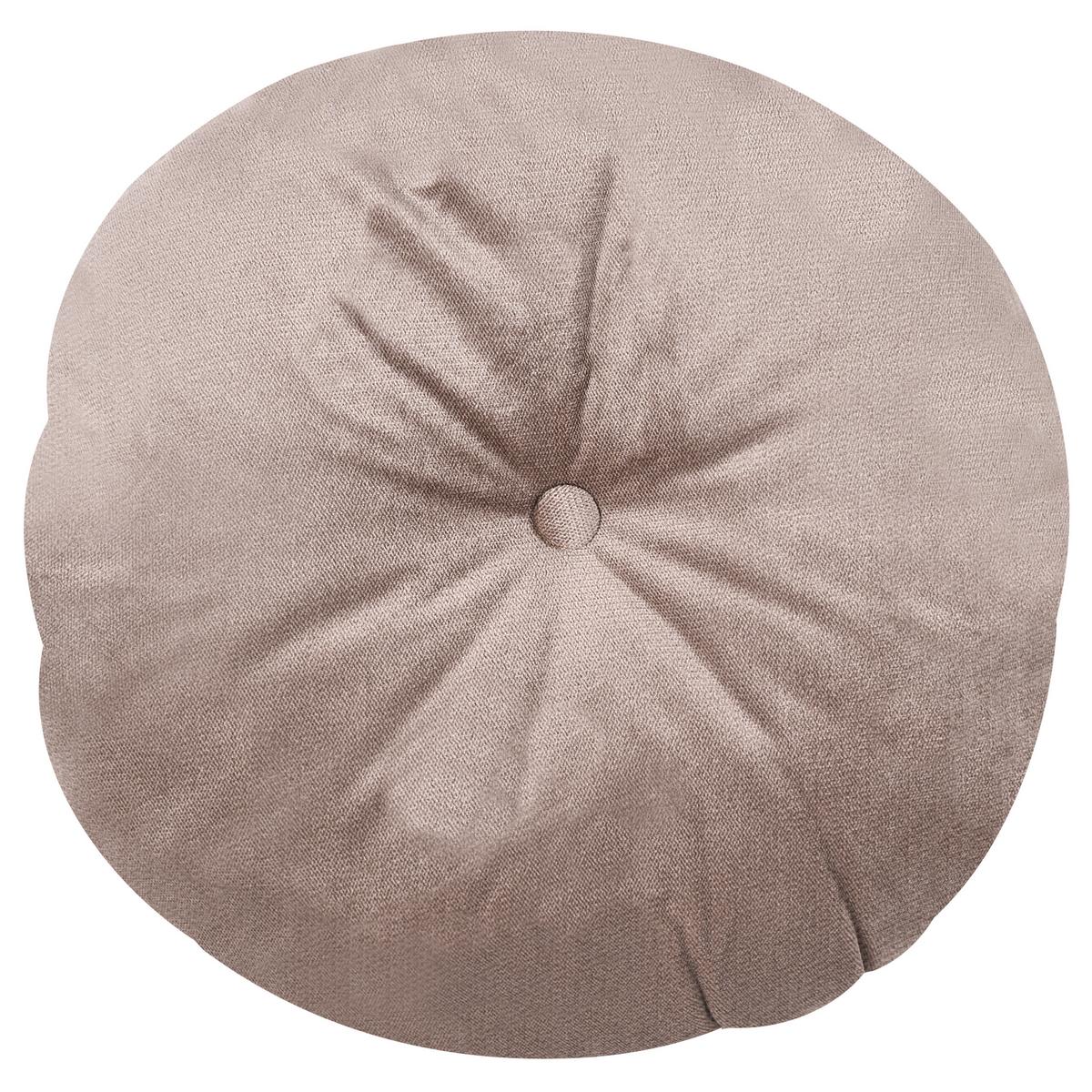 3-SITZER-SOFA Samtstoff Taupe Skien - Taupe, Textil (204/86/78cm) - Beliani