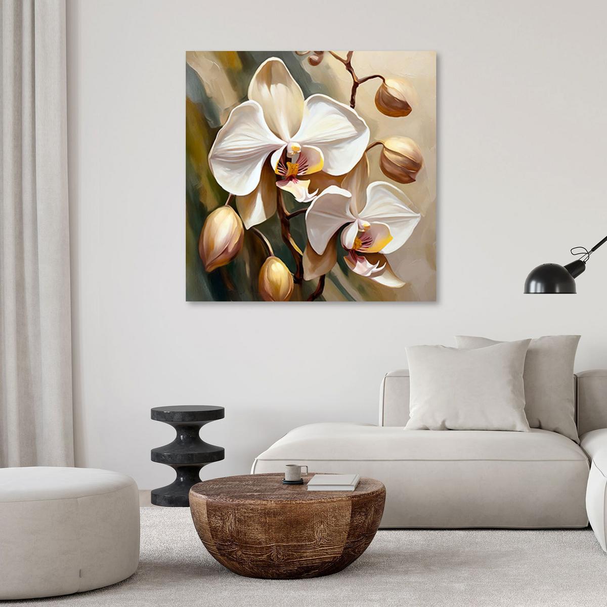 KUNSTDRUCK Gold 40/40 cm - Goldfarben, Textil (40/40cm) - KUNSTLOFT