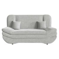 SCHLAFSOFA Weronika - Platinfarben/Schwarz, Holz/Kunststoff (200/95/90cm) - MIRJAN24