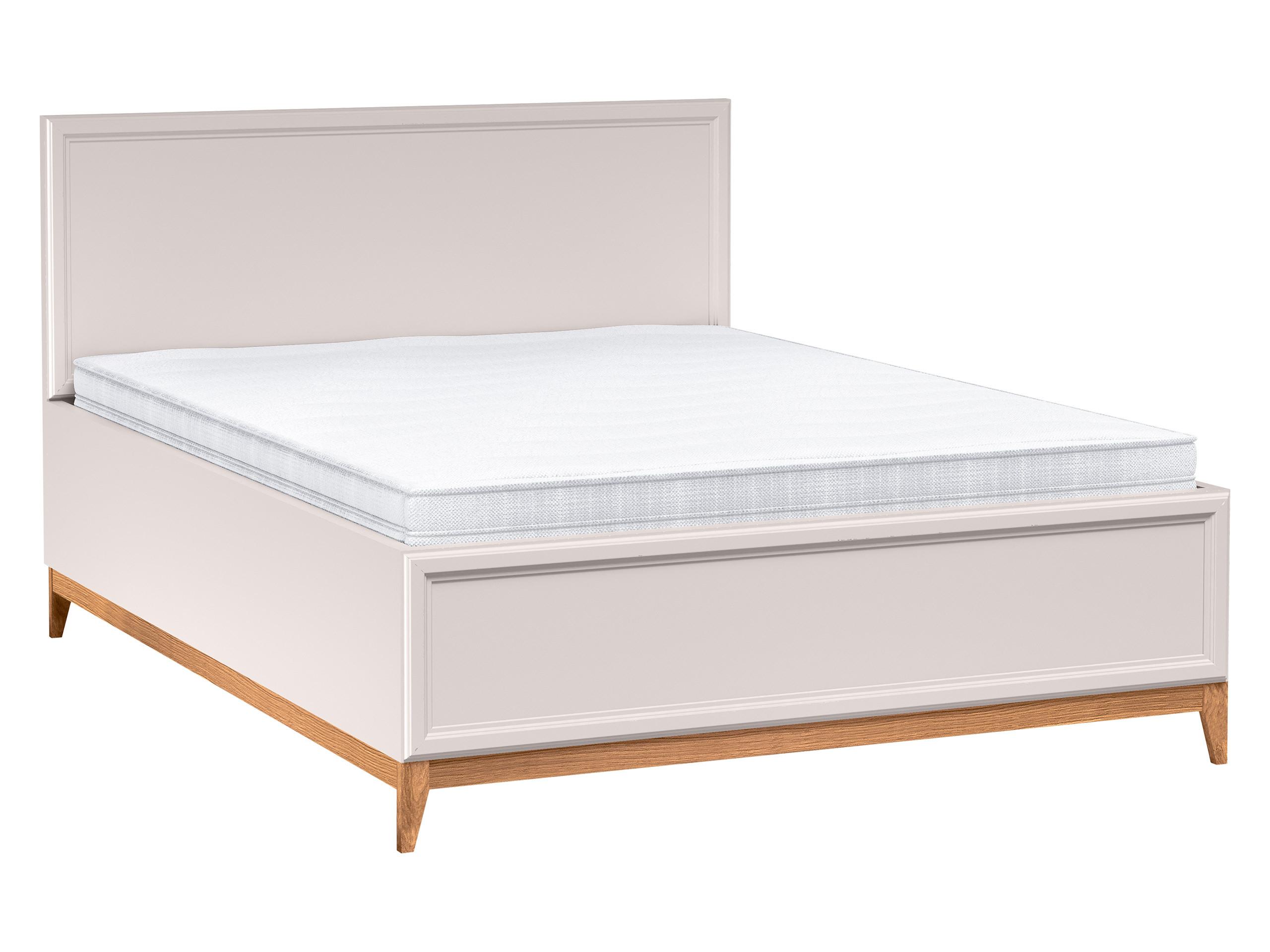 BETT Windsor W-16 - 160x200 cm - Kaschmir/Naturfarben, Holz/Holzwerkstoff (160/200cm) - MIRJAN24
