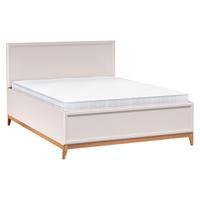 BETT Windsor W-16 - 160x200 cm - Kaschmir/Naturfarben, Holz/Holzwerkstoff (160/200cm) - MIRJAN24