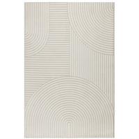 TEPPICHLÄUFER Geometrisch CETINA Polypropylen Creme 80 x 300 cm - Beige, Textil (80/300cm) - KADIMA DESIGN