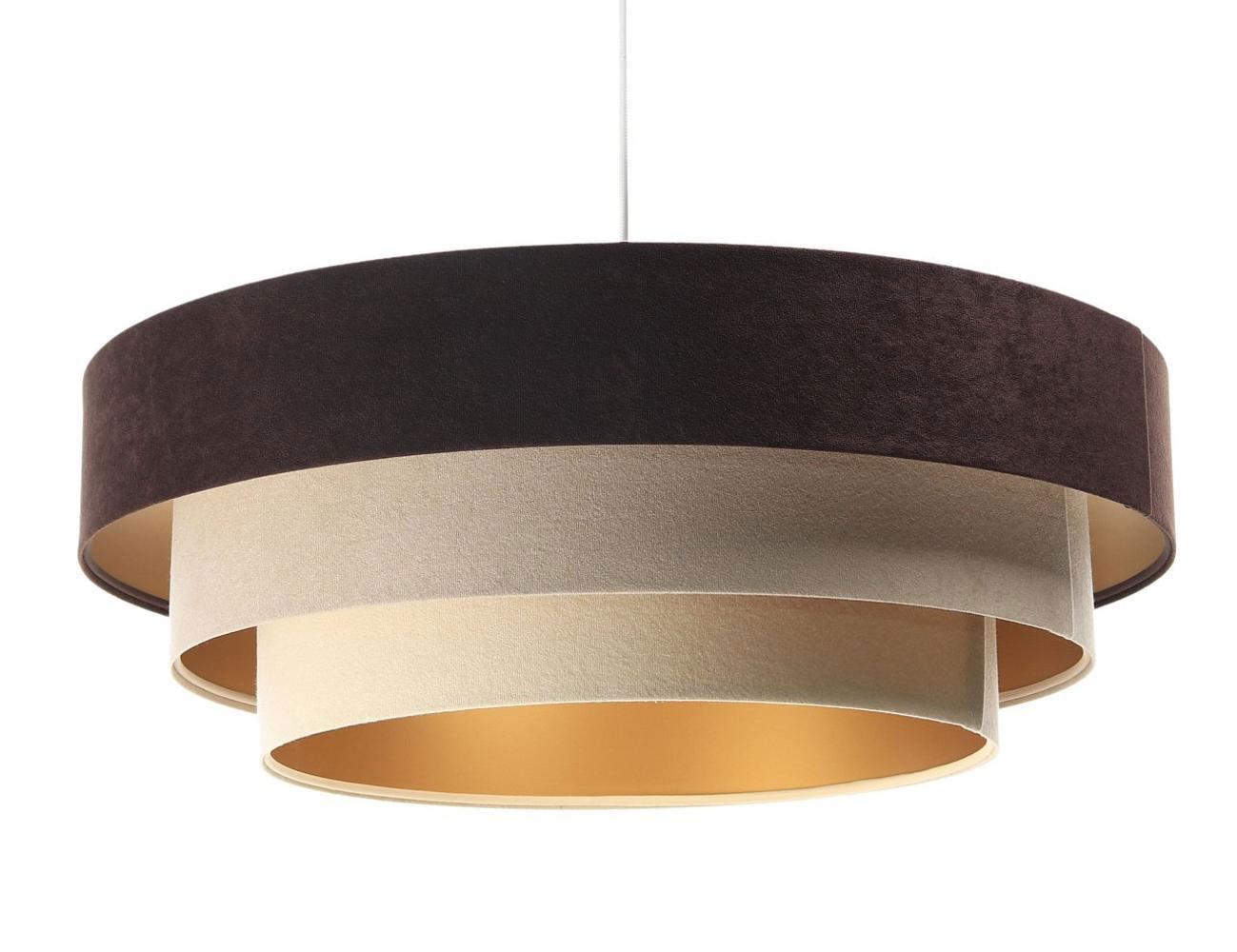 HÄNGELEUCHTE Beige 60/20 cm - Braun, Kunststoff (60/1/20cm) - ONZENO