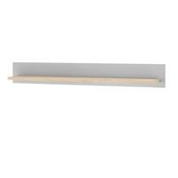 WANDBOARD grau, Artisan Eiche Landhaus, Wandregal 150 cm - Eiche Artisan/Grau, Holzwerkstoff (150/20/19cm) - Furn.Design