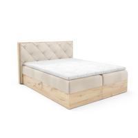 BOXBETT Helios - Creme, Holzwerkstoff/Textil (140/200cm) - Fun Möbel
