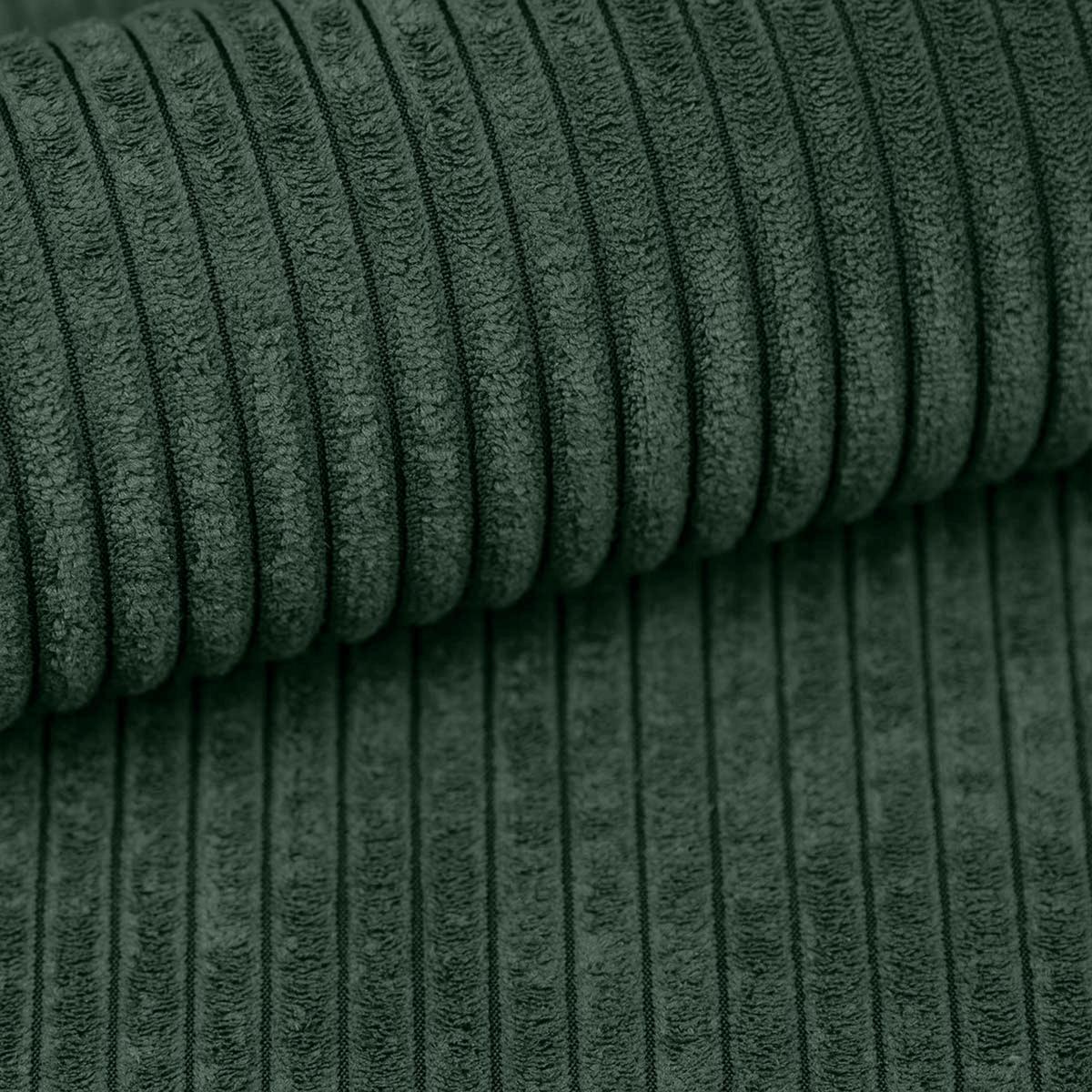 ECKSOFA L Form Arborio Dunkelgrün 280/203/90 cm Links mit Schlaffunktion - Dunkelgrün/Schwarz, Textil/Metall (203/280cm) - AX Living