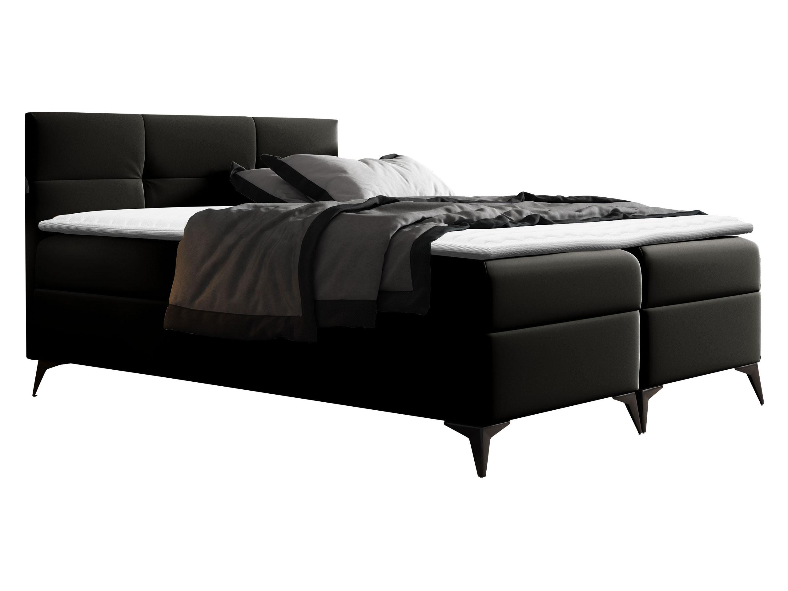 BOXBETT Figaro - H3 - Schwarz, Holz (160/200cm) - MIRJAN24