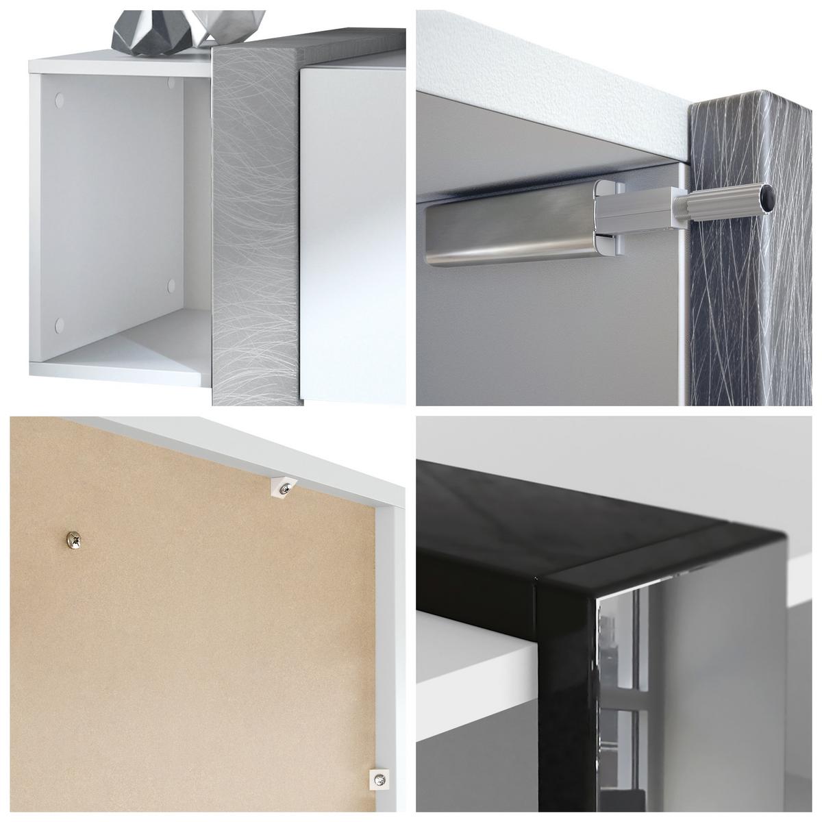 LOWBOARD Ida Blenden in Eiche Ribbeck - Alteiche, Holzwerkstoff (149/45.5/34cm) - Vladon