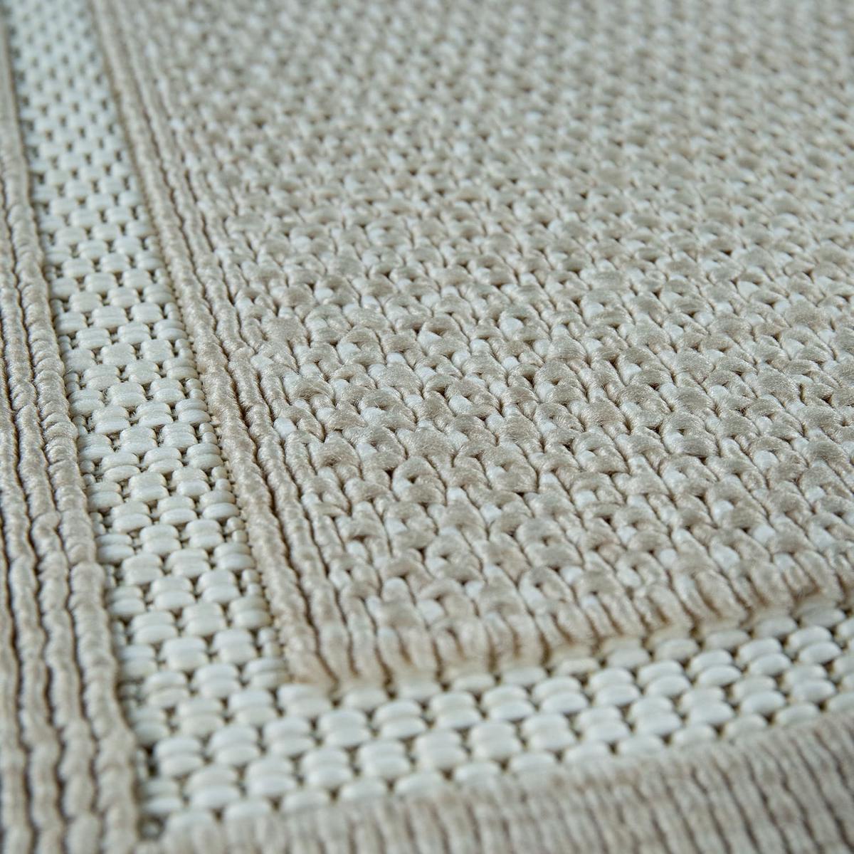 OUTDOORTEPPICH, mit Bordüre, Beige, 80 x 150 cm - Beige, Textil (150/80cm) - KADIMA DESIGN