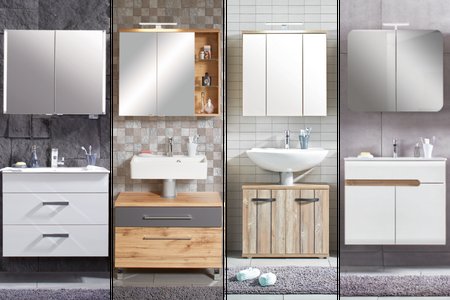 Badezimmer entdecken mömax badezimmerschrank mit wäschekippe | spiegelschrank nach maß
