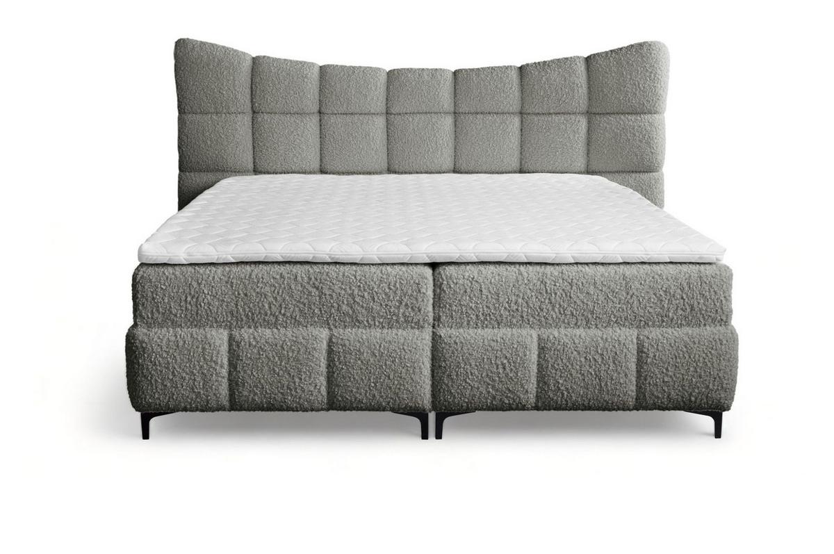 BOXBETT Nova In Rolf - Grau, Holzwerkstoff/Textil (120/200cm) - Fun Möbel
