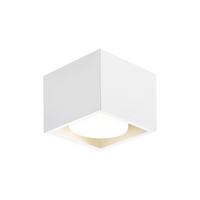 DECKENSTRAHLER Dunlap 1-flammig 10/10/8cm - Weiß, Metall (10/10/8cm) - Nettlife