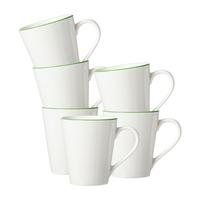 HENKELBECHER Adela grün 300 ml 6er Set - Grün, Keramik (0.3L) - Ritzenhoff Breker