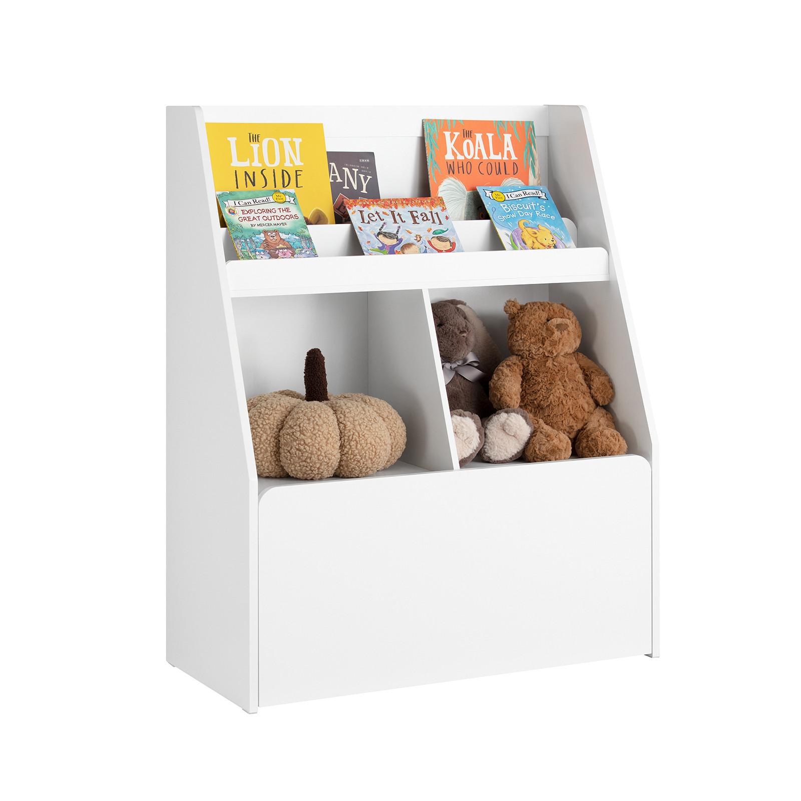 KINDERREGAL Weiß - Weiß, Holzwerkstoff (76/100/40cm) - SoBuy