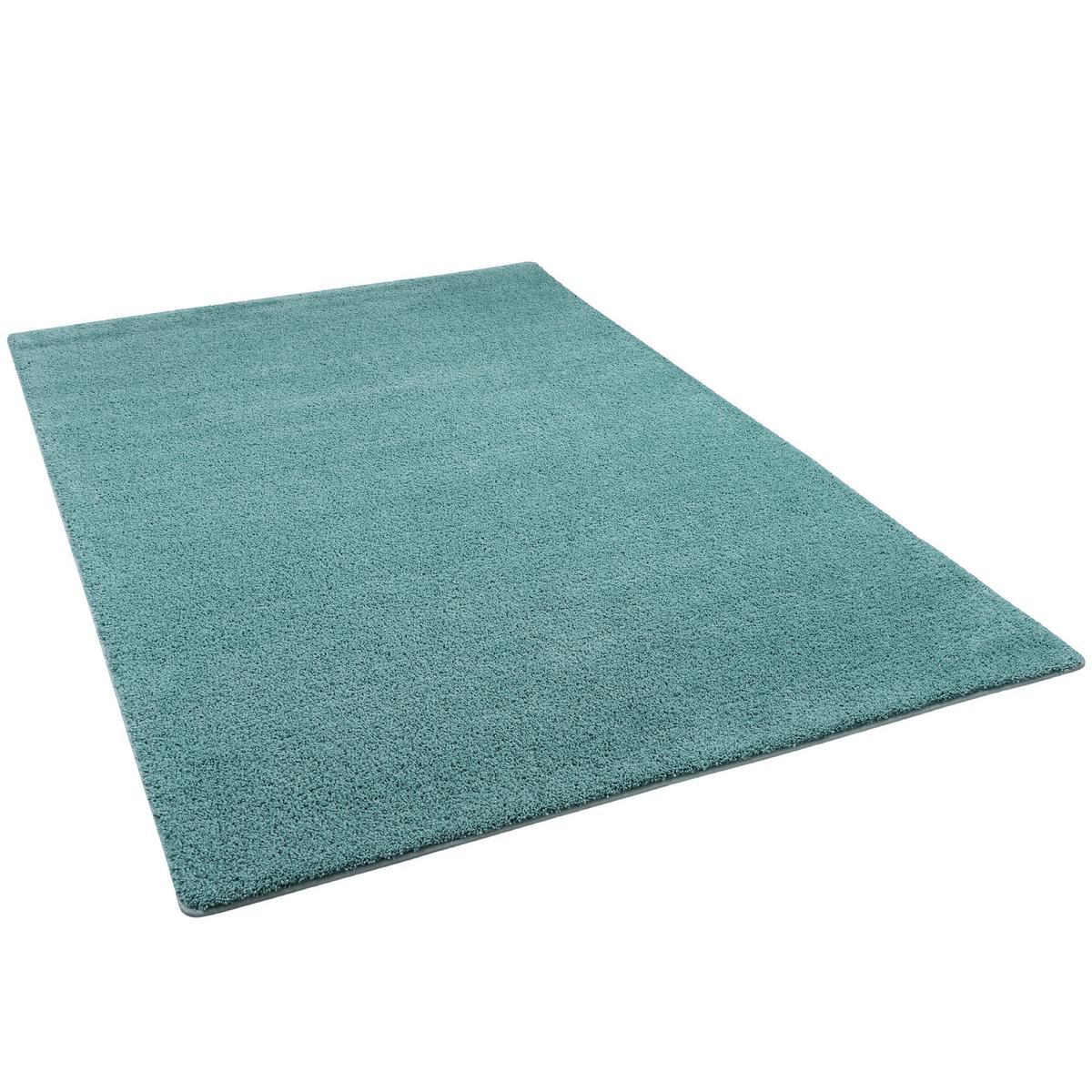 HOCHFLOR SHAGGY TEPPICH PALACE - Mintgrün, Textil (200/200cm) - Snapstyle