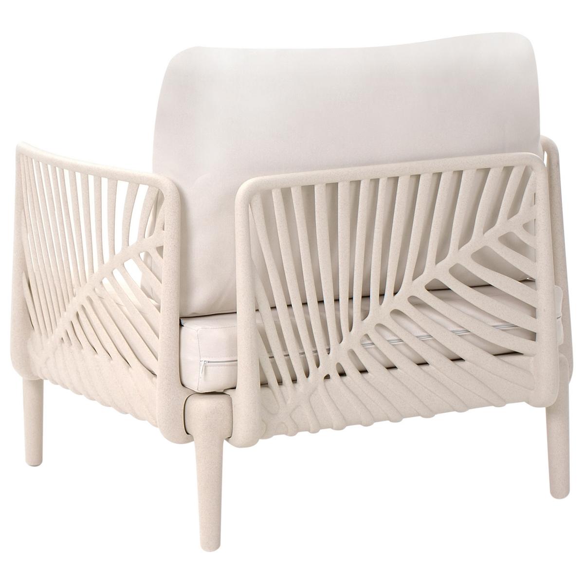 GARTENSESSEL Hellbeige Saturnia - Beige, Kunststoff (68/78/68cm) - Beliani
