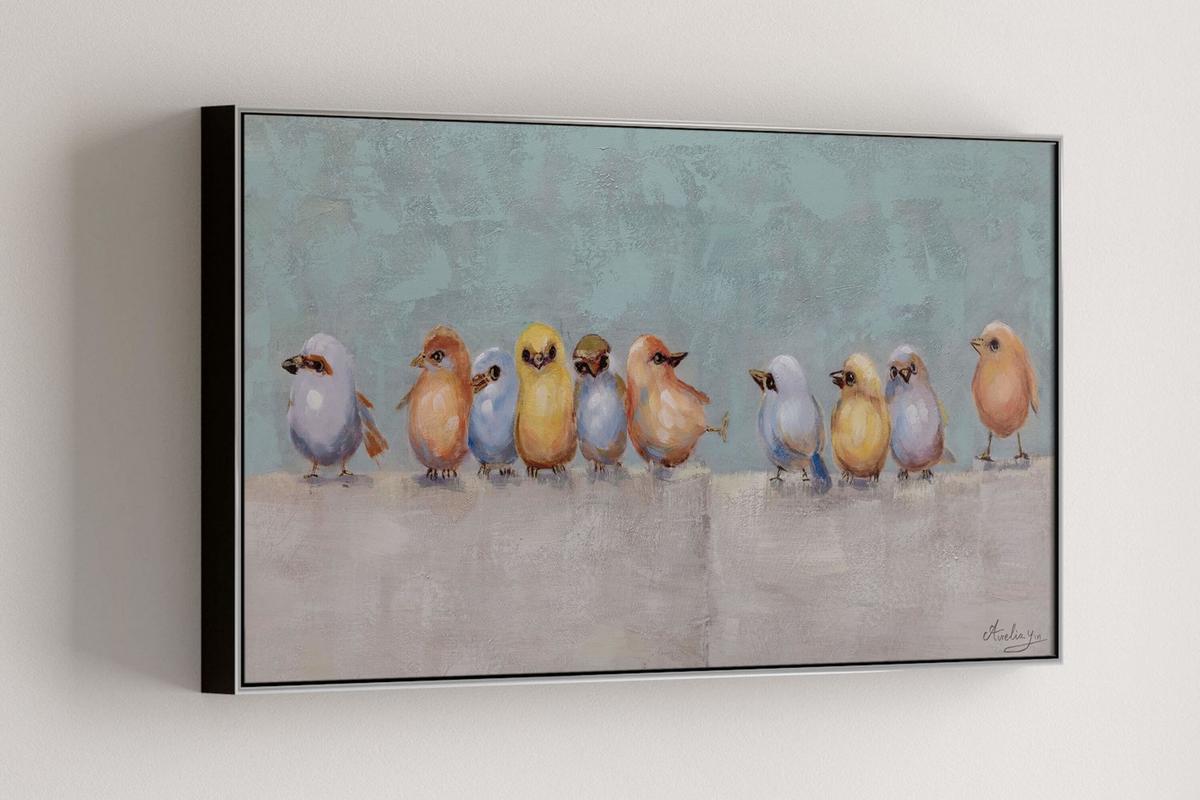 ACRYLBILD HANDGEMALT 100/50 cm - Multicolor, Holz/Textil (100/50cm) - KUNSTLOFT