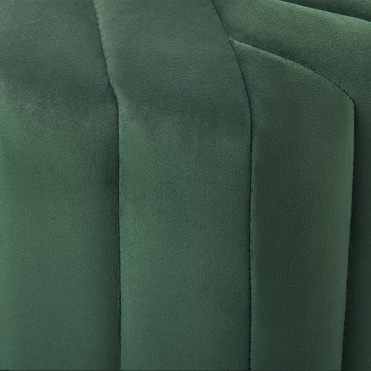 POUF Murietta 53/53/29 cm - Grün, Textil (53/29/53cm) - Beliani