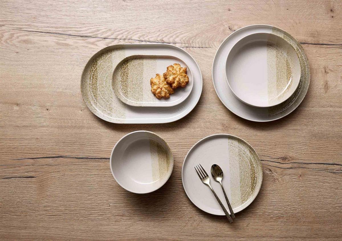 EINSTEIGER-SET Trio Creme 16-tlg. - Creme, Keramik (2/2/2cm) - Ritzenhoff Breker