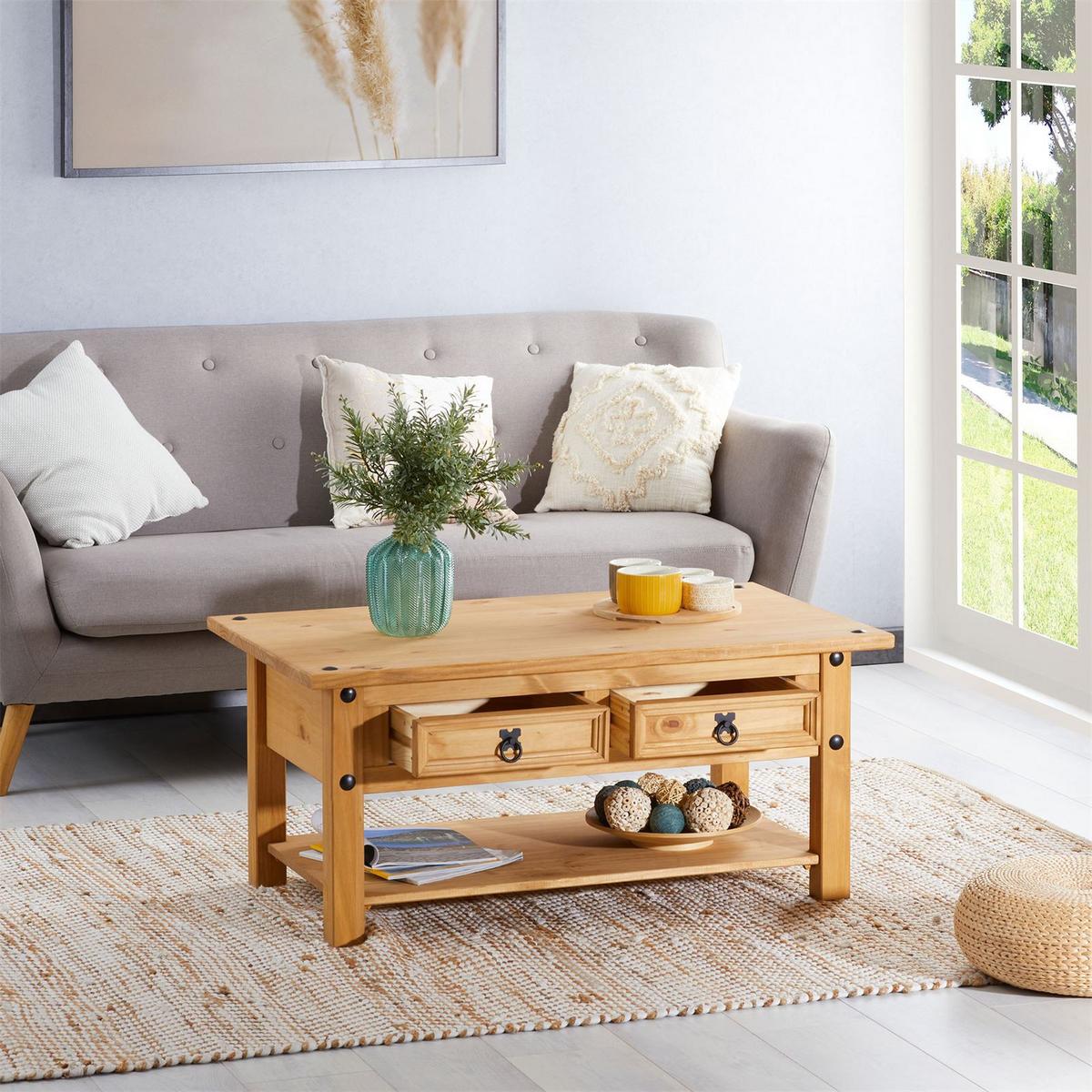 COUCHTISCH SALSA natur - Naturfarben, Holz (60/100/46cm) - CARO-Möbel