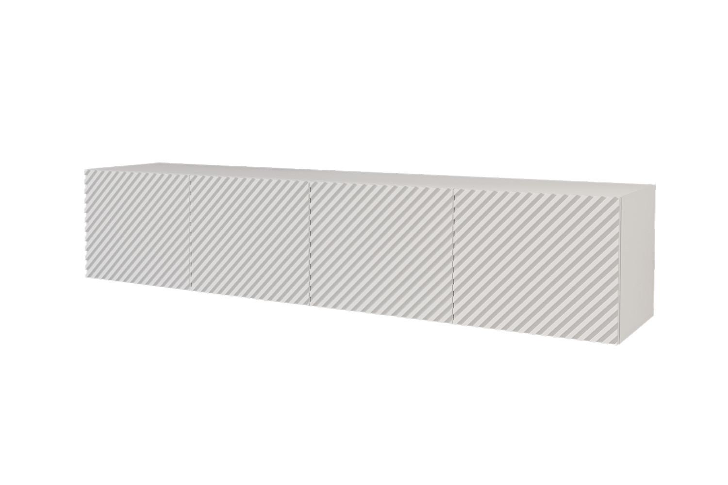 LOWBOARD ZENO-W 2x100x40x40 cm - Weiß - Weiß, Holzwerkstoff (200/40/40cm) - ALTDECOR