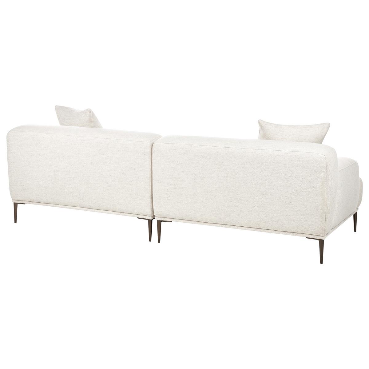 3-SITZER-SOFA Stoff Hellbeige Matila - Beige, Textil (233/70/94cm) - Beliani