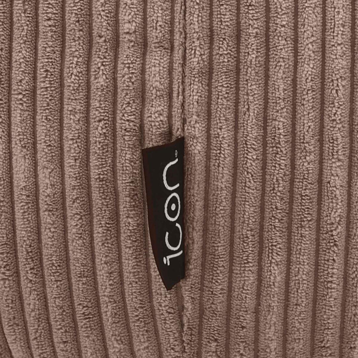 SITZSACK Klassisch Sessel aus Cord 2-tlg. - Mokka, Textil (85/50/85cm) - icon