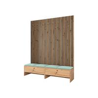 GARDEROBE Balma V - Hellgrün, Holzwerkstoff (170/206/44cm) - MIRJAN24