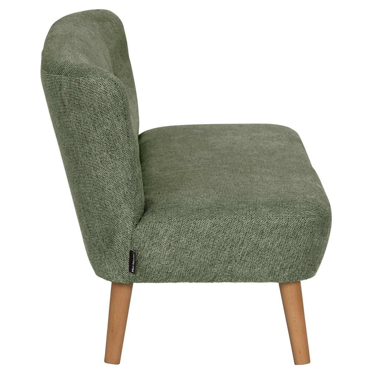 KINDERSOFA 2-Sitzer Katya Flachgewebe grün - Grün, Kunststoff (97/54/50cm) - 58aufmkessel