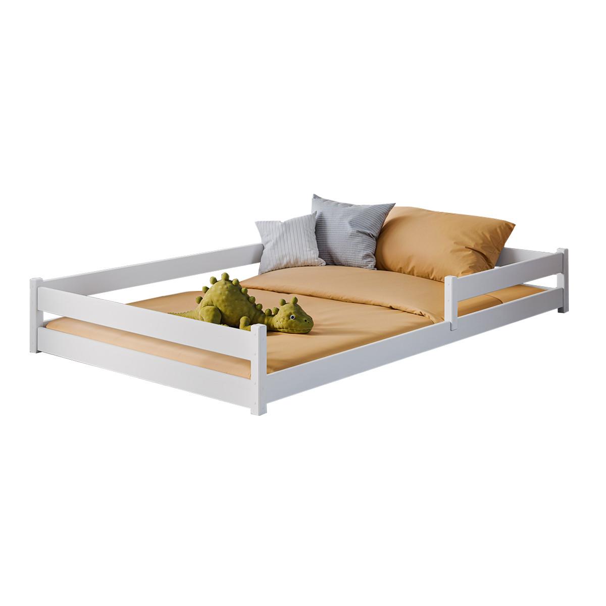 BETT 120/200 Lily Weiß - Weiß, Holz (120/200cm) - Petits-meubles