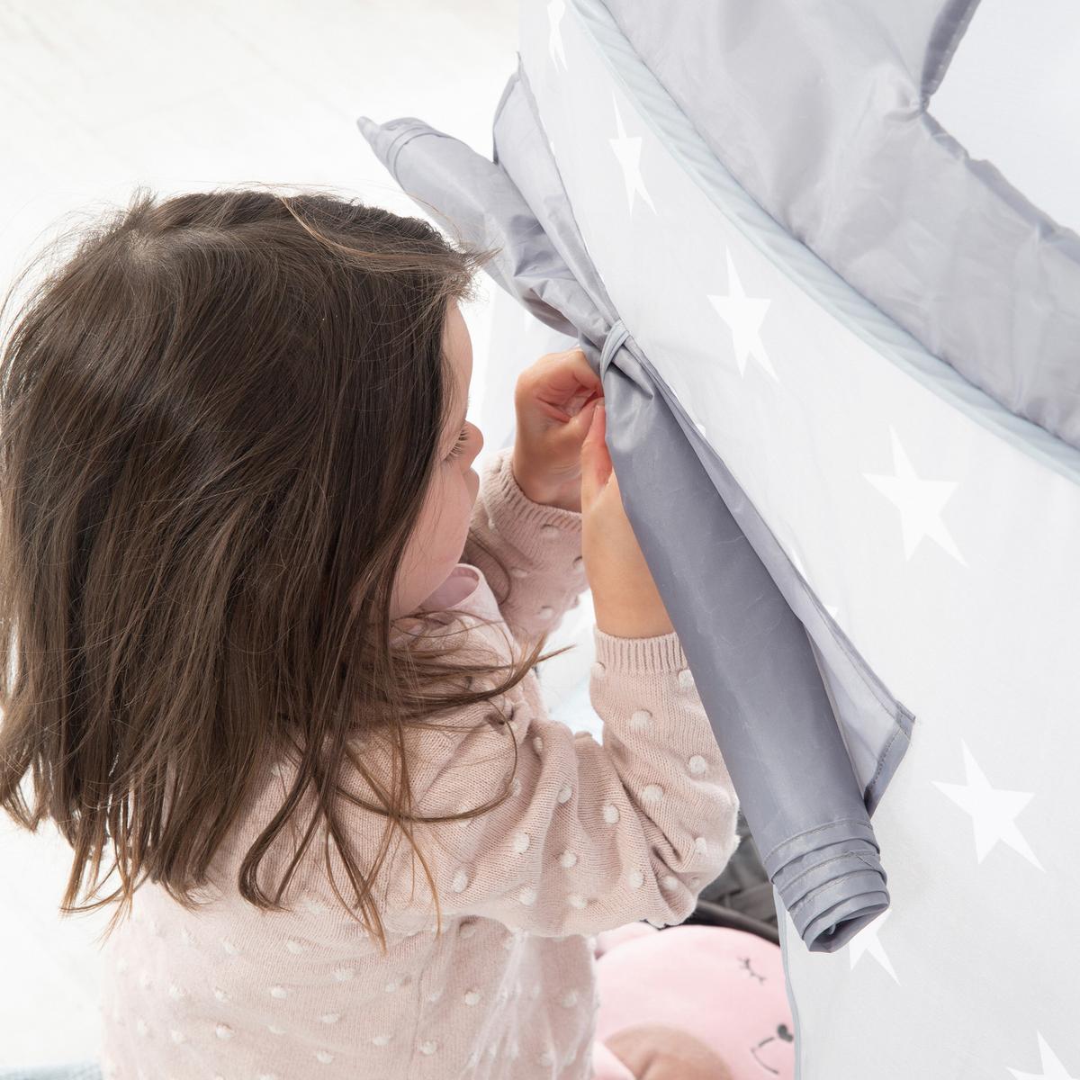 SPIELZELT Ritterburg Sterne - Beige, Textil (105/105cm) - Roba