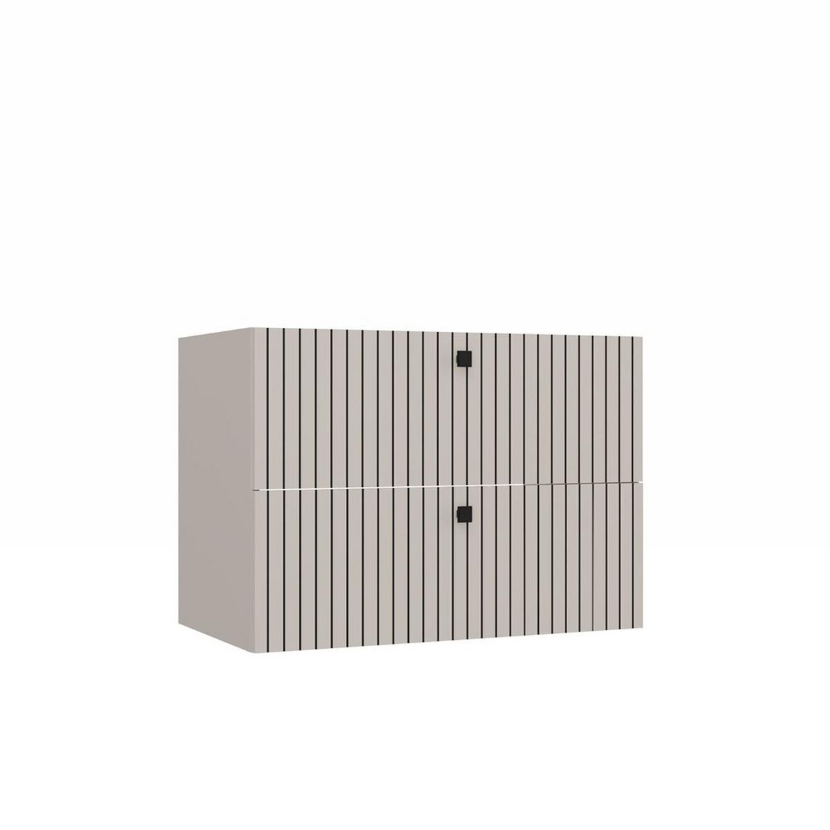 WASCHBECKENUNTERSCHRANK Kaschmir 80/57/46 - Kaschmir, Holzwerkstoff (80/57/46cm) - RAUMHIRSCH FURNITURE