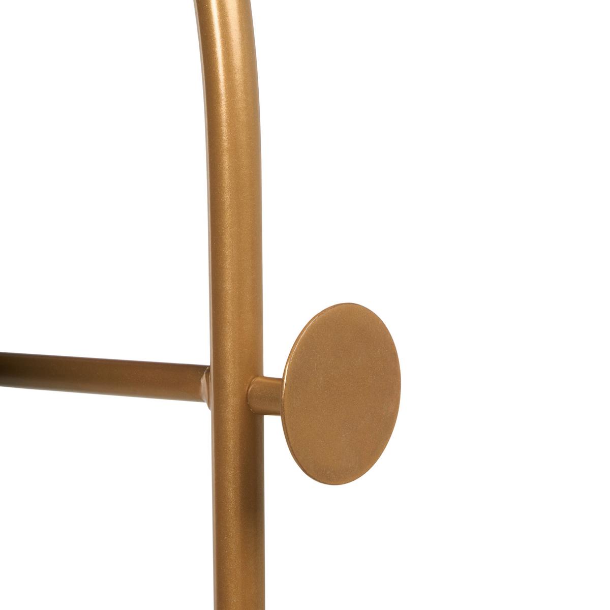 GARDEROBENSTÄNDER Gold Hardin - Goldfarben, Metall (60/174/33cm) - Beliani