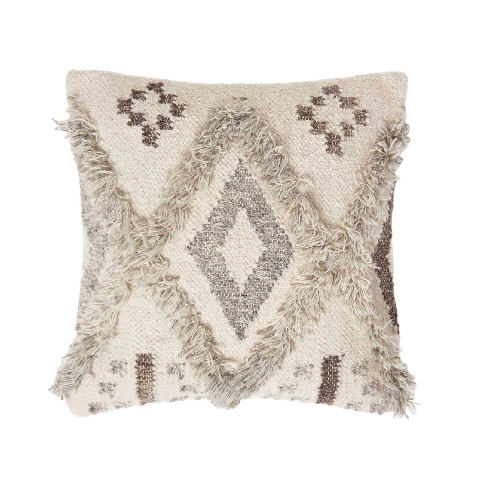 KELIM-KISSEN Alta 45/45 cm - Creme, Textil (45/45cm) - Homescapes