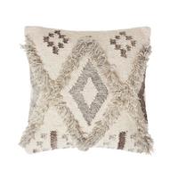 KELIM-KISSEN Alta 45/45 cm - Creme, Textil (45/45cm) - Homescapes