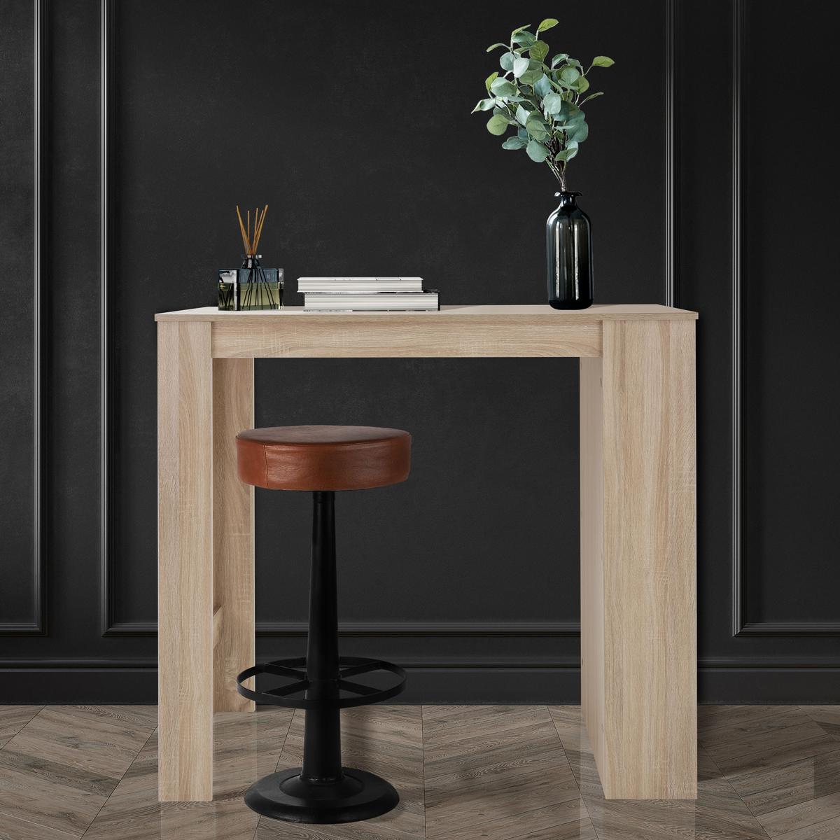 BARTISCH 117 x 106 x 57 cm Sonoma-Eiche - Braun, Holzwerkstoff (117/57/106cm) - ML-DESIGN