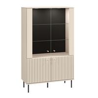 GESCHIRRSCHRANK Nova Beige - Beige, Holzwerkstoff (92/151/40cm) - Petits-meubles