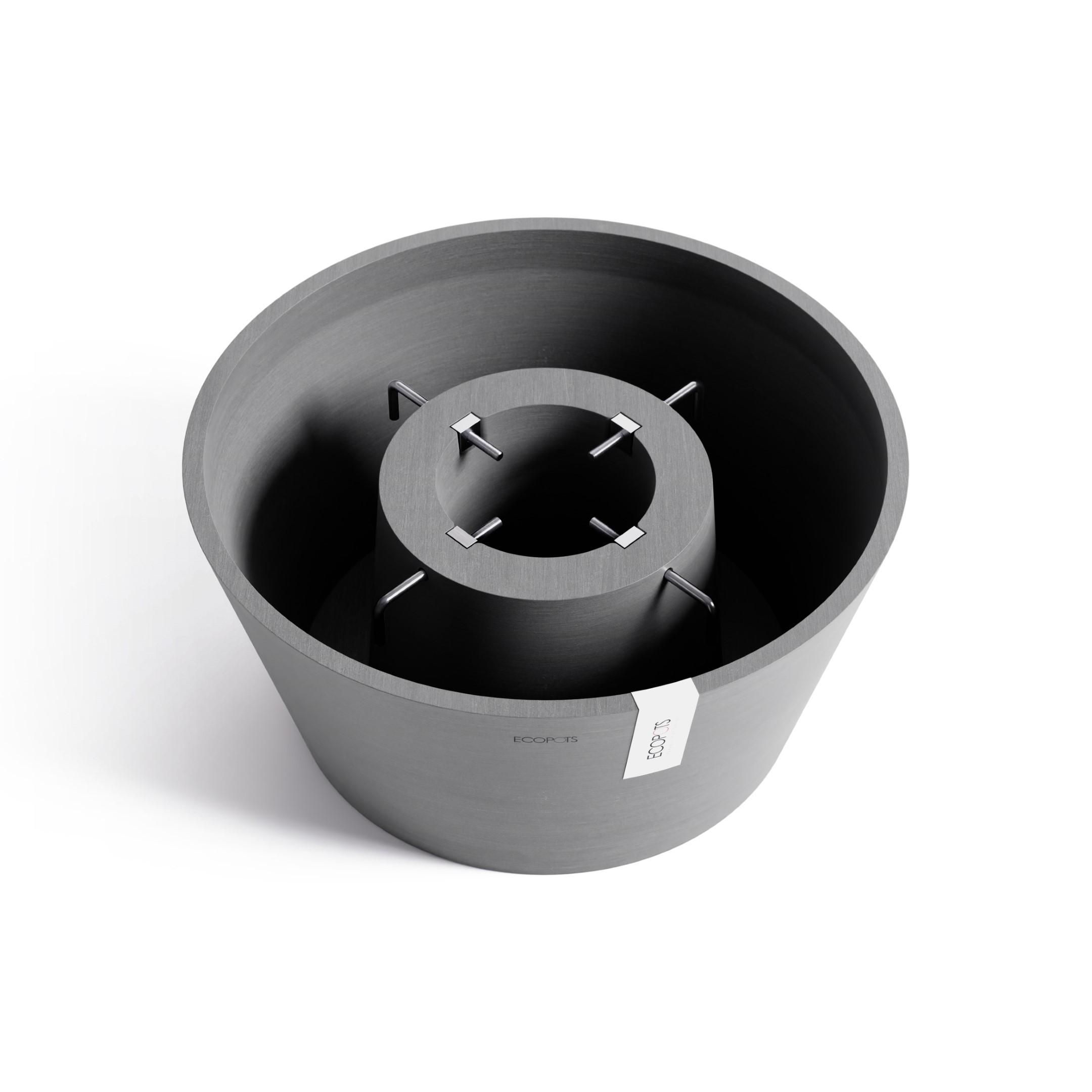 PFLANZENSTÄNDER Weihnachtsbaumständer 53/24 cm Grau - Grau, Kunststoff (53/24cm) - Ecopots