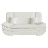 SCHLAFSOFA Weronika Premium - Creme/Schwarz, Holz/Kunststoff (200/95/90cm) - MIRJAN24