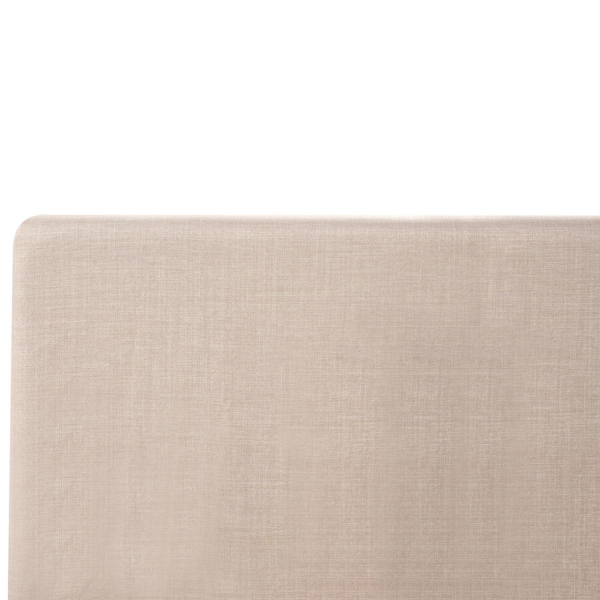 BETTRAHMENBEZUG 120/200 cm Beige Fitou - Beige, Textil (130/214cm) - Beliani