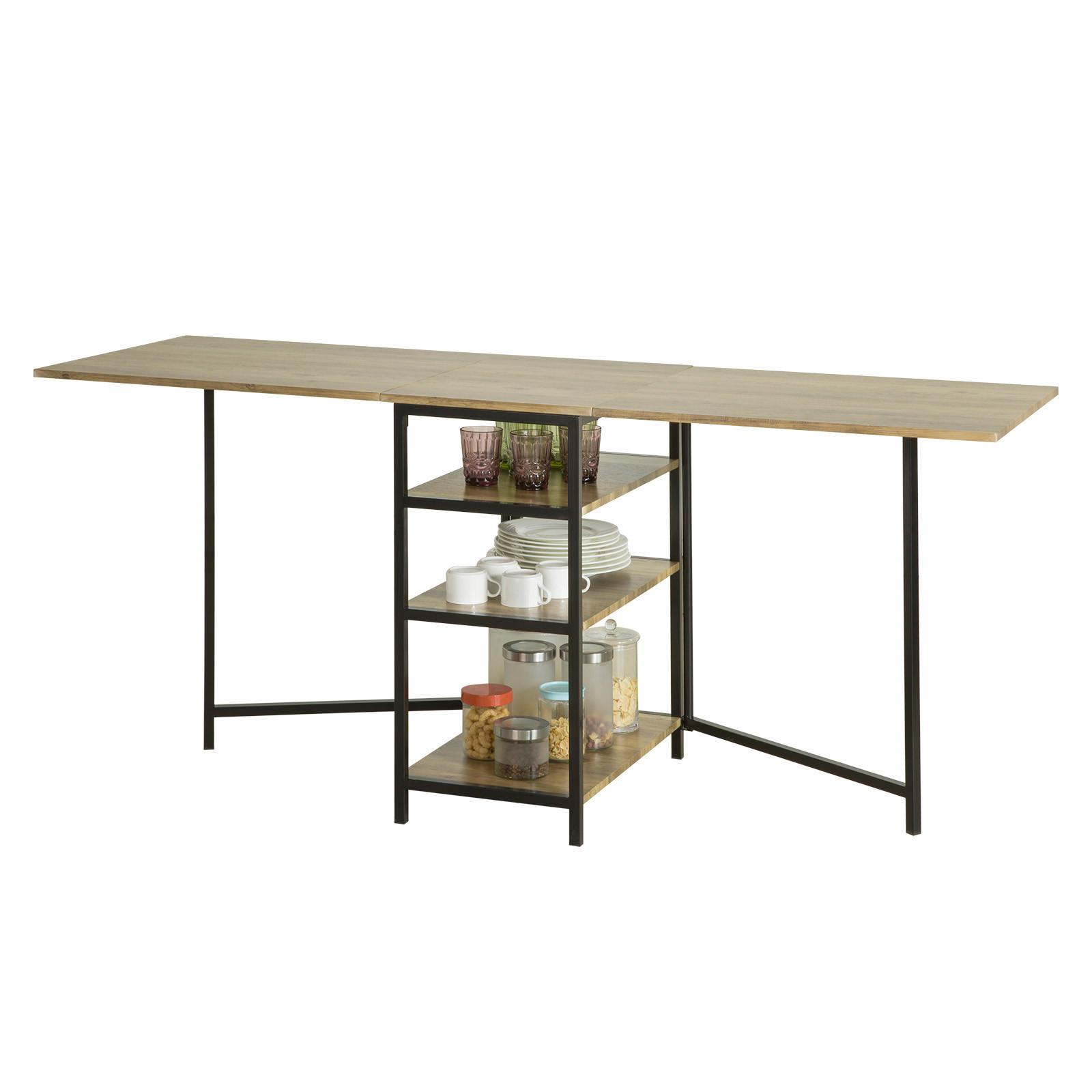 ESSTISCH Vintage - Braun, Holzwerkstoff (60/180/77cm) - SoBuy