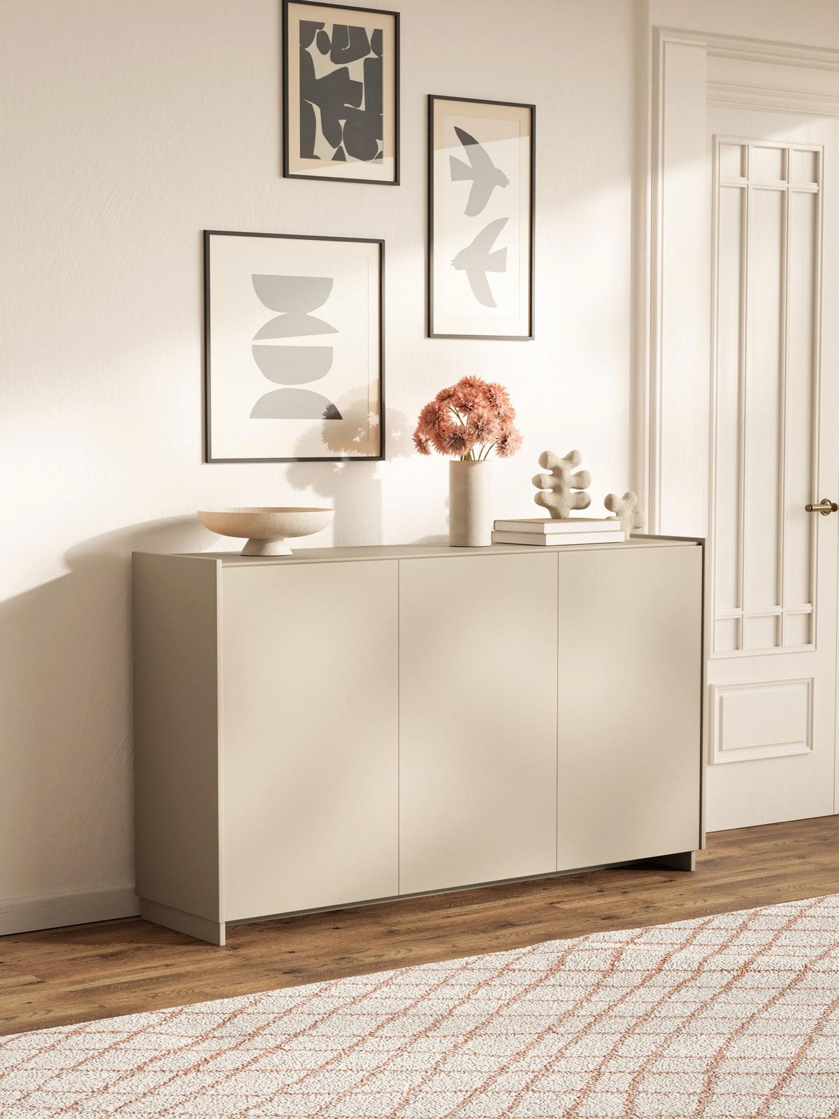 SIDEBOARD Magro Kaschmir 153 cm - Taupe, Holzwerkstoff (153.3/84/39cm) - Selsey