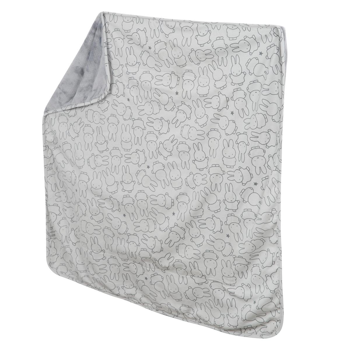 BABYDECKE 80 x 80 cm Miffy - Grau, Textil (80/80cm) - Roba