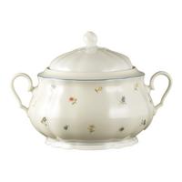 TERRINE MIT DECKEL Marieluise Elfenbein Streublume bunt 3,05 l - Multicolor, Keramik (28.5cm) - Seltmann Weiden