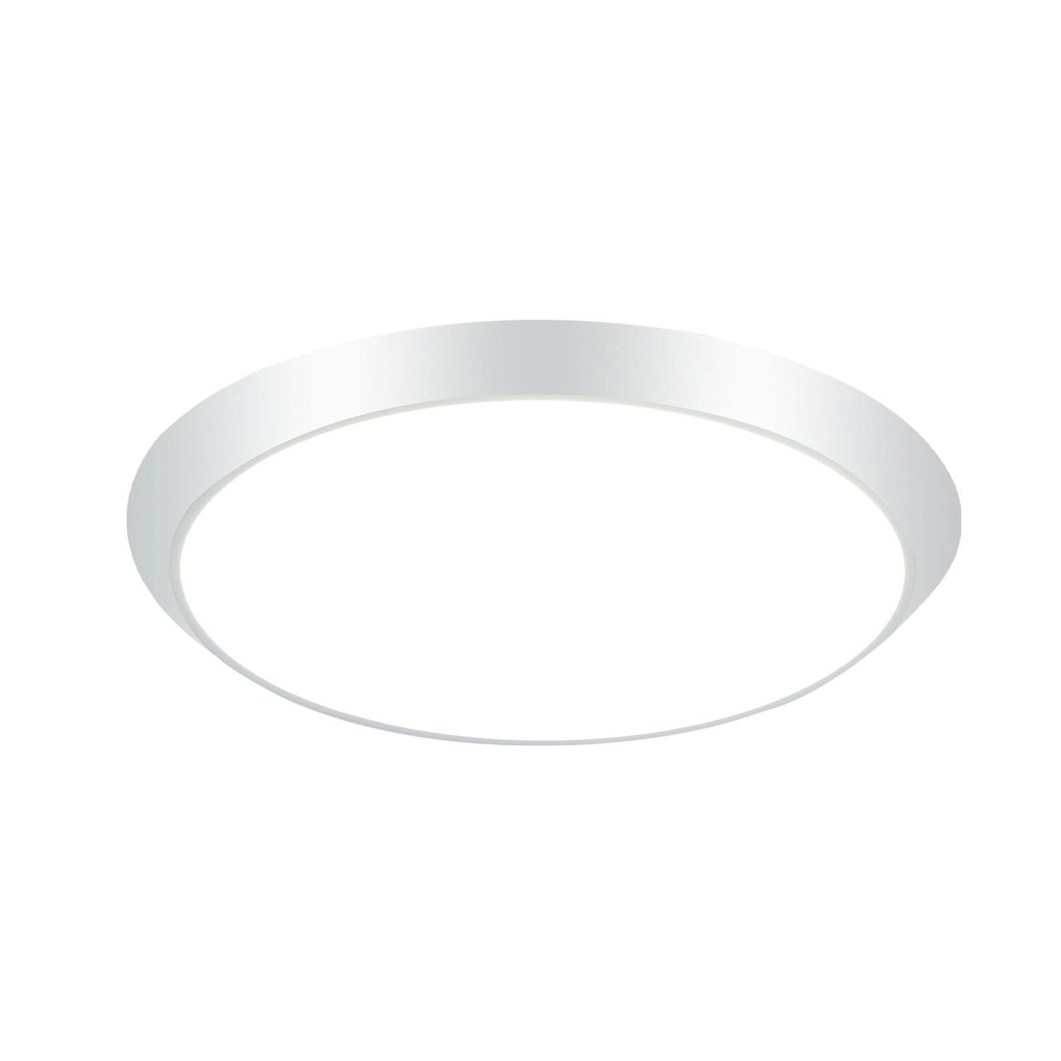 LED-DECKENLEUCHTE Frisbee 30 cm - Weiß, Kunststoff (30/30/4cm) - Nettlife