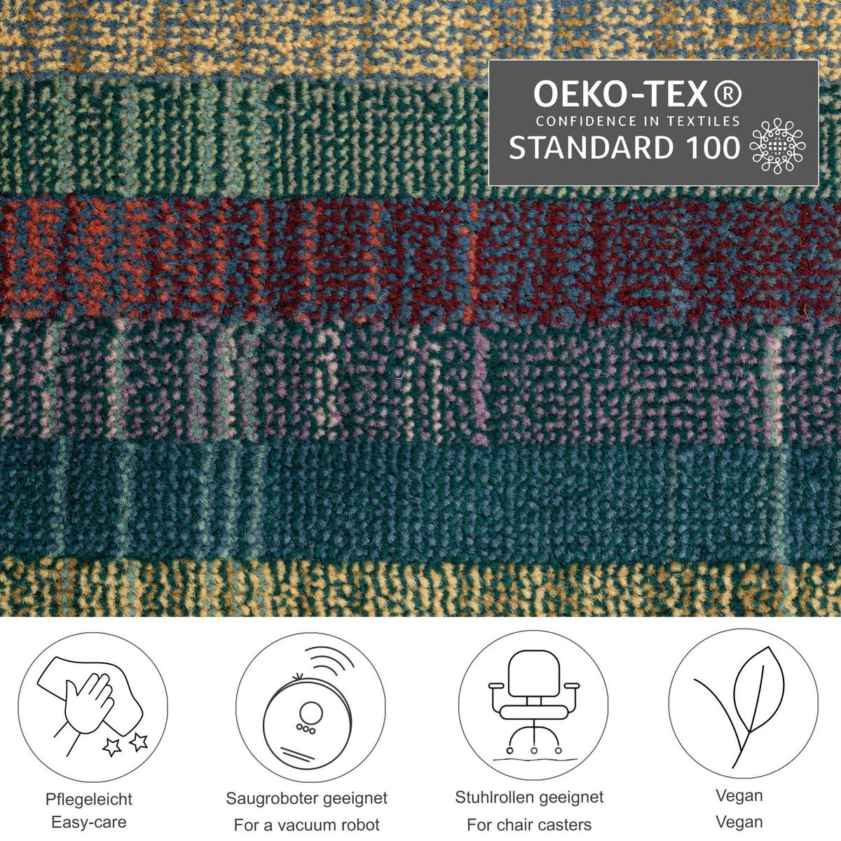 WEBTEPPICH Gabiro 001 60x90 cm - Multicolor, Textil (60/90cm) - THEKO